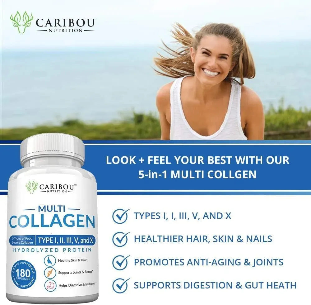 CARIBOU NUTRITION - Caribou Nutrition Multi Collagen 180 Capsulas - The Red Vitamin MX - Suplementos Alimenticios - {{ shop.shopifyCountryName }}