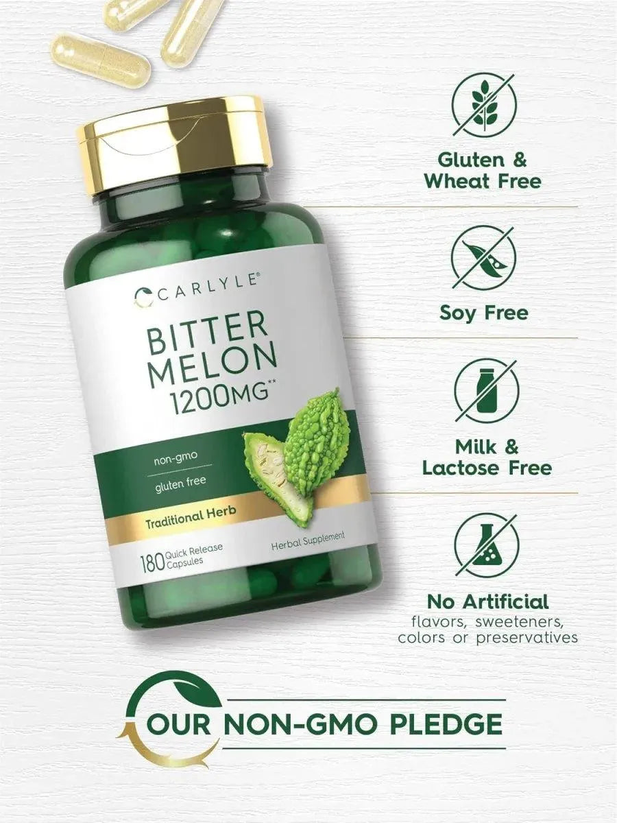 CARLYLE - Carlyle Bitter Melon 1200Mg. 180 Capsulas - The Red Vitamin MX - Suplementos Alimenticios - {{ shop.shopifyCountryName }}