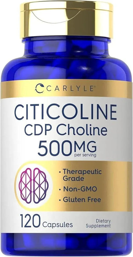 CARLYLE - Carlyle Citicoline 500Mg. 120 Capsulas - The Red Vitamin MX - Suplementos Alimenticios - {{ shop.shopifyCountryName }}