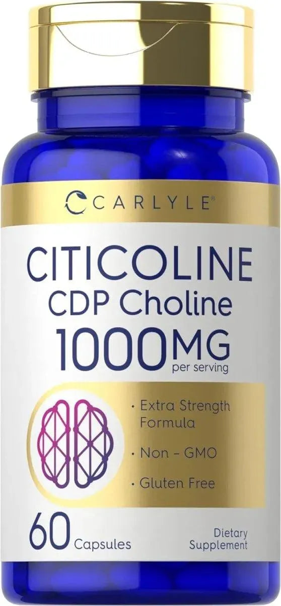 CARLYLE - Carlyle Citicoline CDP Choline 1000Mg. 60 Capsulas - The Red Vitamin MX - Suplementos Alimenticios - {{ shop.shopifyCountryName }}