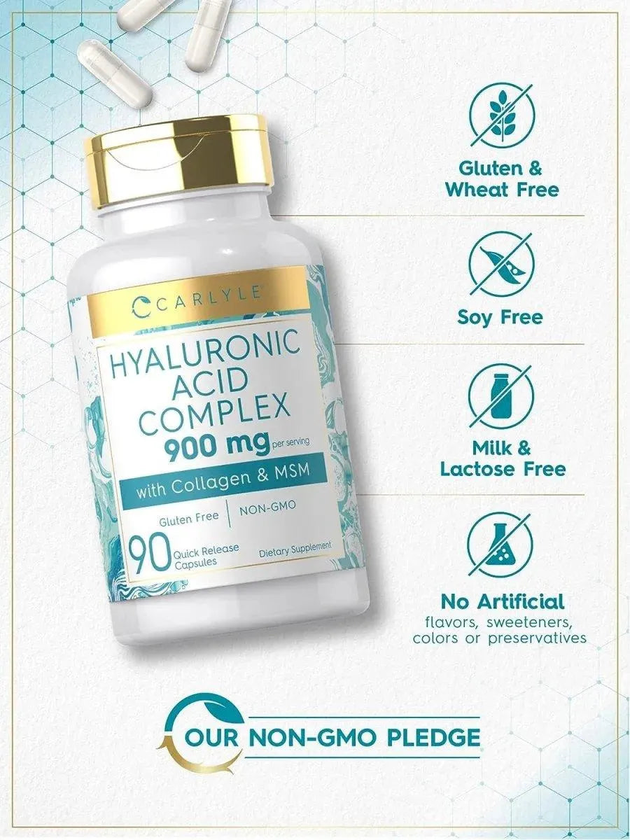 CARLYLE - Carlyle Collagen with Hyaluronic Acid 900Mg. 90 Capsulas - The Red Vitamin MX - Suplementos Alimenticios - {{ shop.shopifyCountryName }}