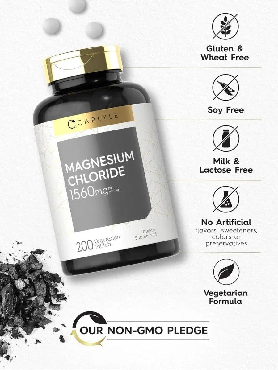 CARLYLE - Carlyle Magnesium Chloride 1560Mg. 200 Tabletas - The Red Vitamin MX - Suplementos Alimenticios - {{ shop.shopifyCountryName }}