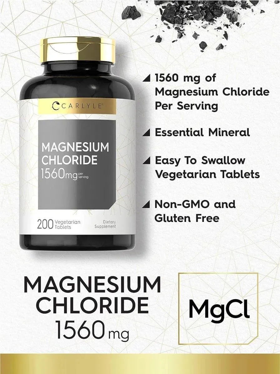 CARLYLE - Carlyle Magnesium Chloride 1560Mg. 200 Tabletas - The Red Vitamin MX - Suplementos Alimenticios - {{ shop.shopifyCountryName }}
