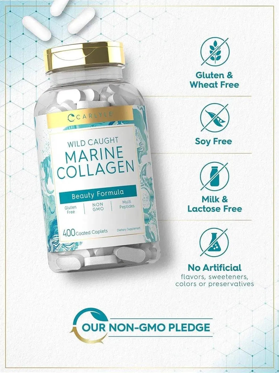 CARLYLE - Carlyle Marine Collagen 400 Tabletas - The Red Vitamin MX - Suplementos Alimenticios - {{ shop.shopifyCountryName }}