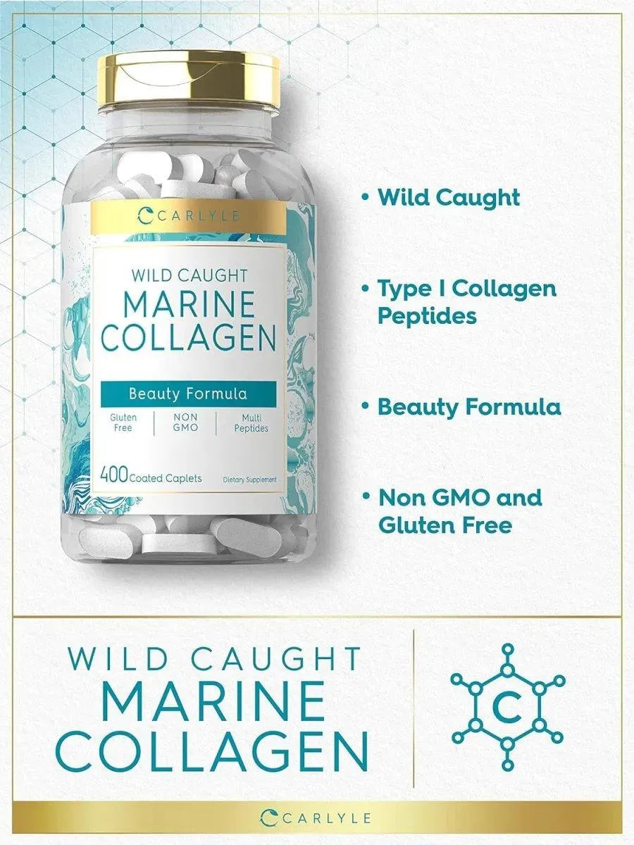 CARLYLE - Carlyle Marine Collagen 400 Tabletas - The Red Vitamin MX - Suplementos Alimenticios - {{ shop.shopifyCountryName }}