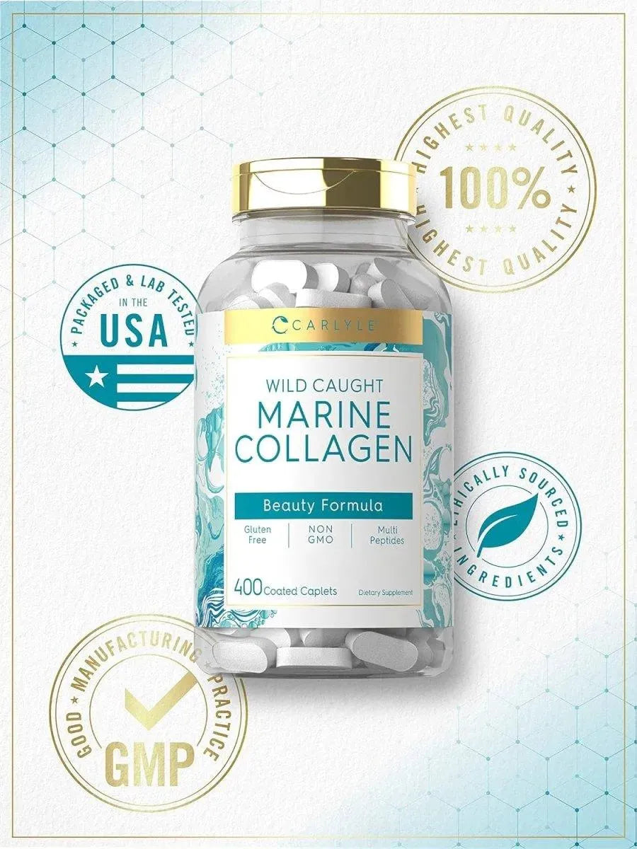 CARLYLE - Carlyle Marine Collagen 400 Tabletas - The Red Vitamin MX - Suplementos Alimenticios - {{ shop.shopifyCountryName }}
