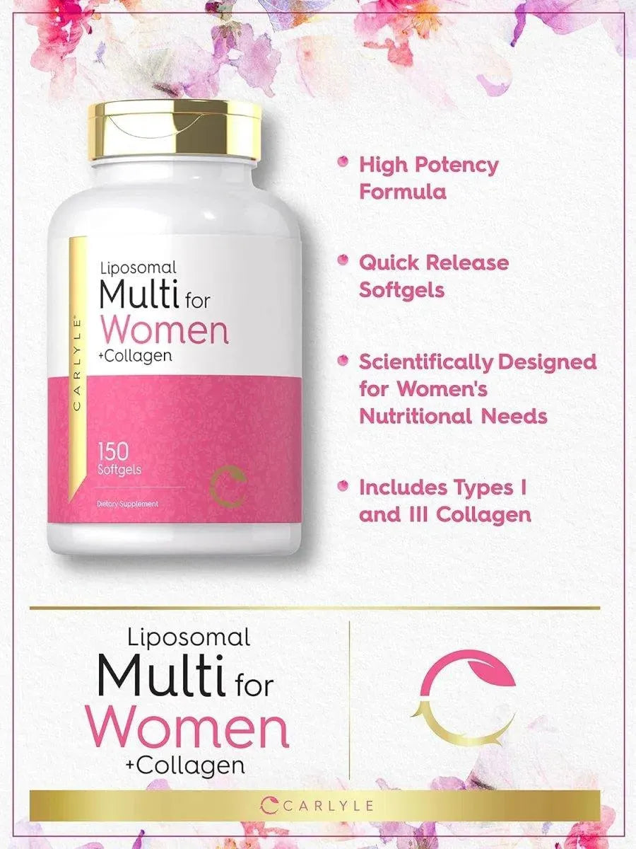 CARLYLE - Carlyle Multivitamin for Women 150 Capsulas Blandas - The Red Vitamin MX - Suplementos Alimenticios - {{ shop.shopifyCountryName }}