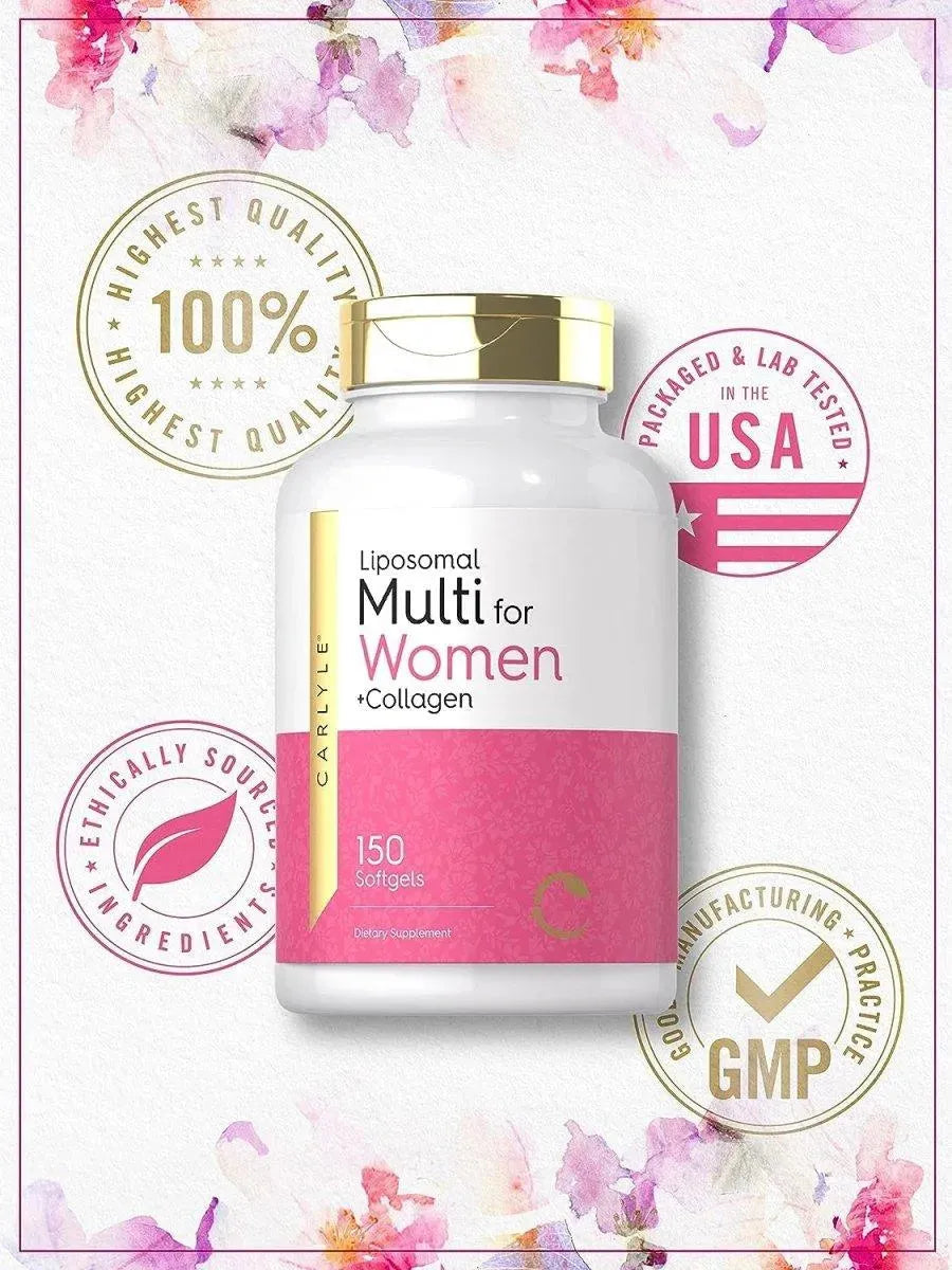 CARLYLE - Carlyle Multivitamin for Women 150 Capsulas Blandas - The Red Vitamin MX - Suplementos Alimenticios - {{ shop.shopifyCountryName }}