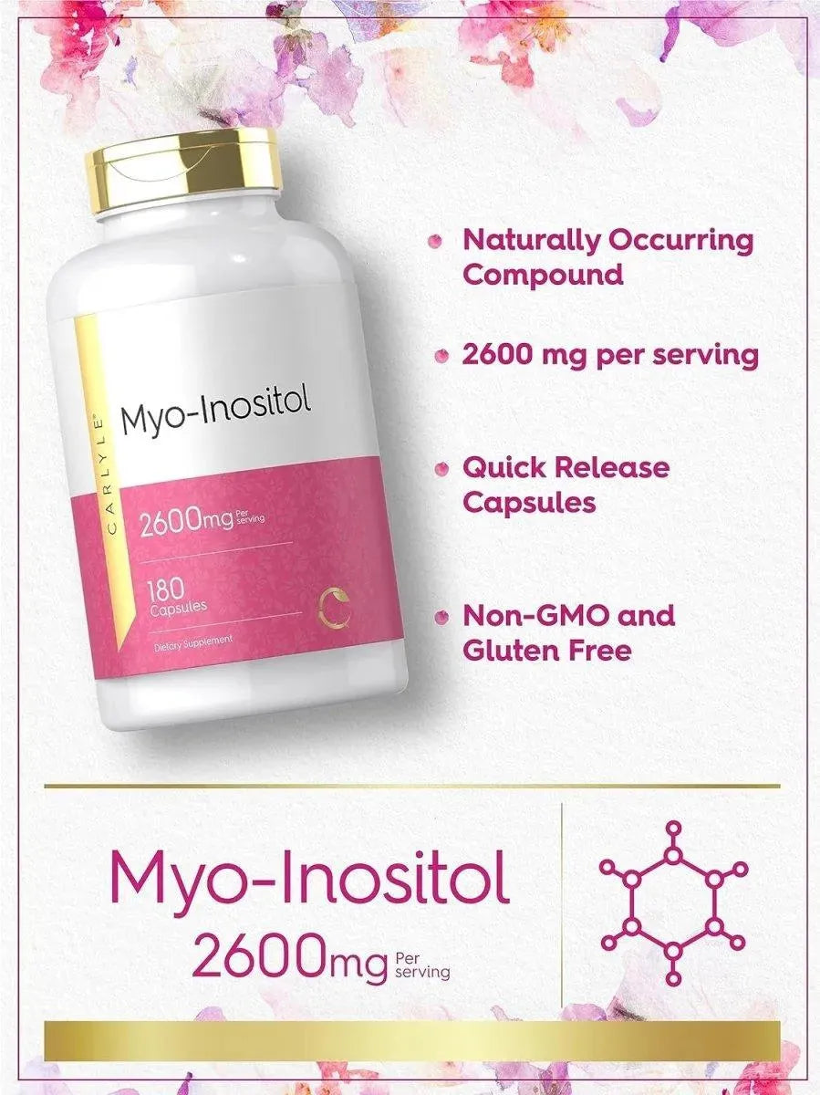 CARLYLE - Carlyle Myo-Inositol 2600Mg. 180 Capsulas - The Red Vitamin MX - Suplementos Alimenticios - {{ shop.shopifyCountryName }}