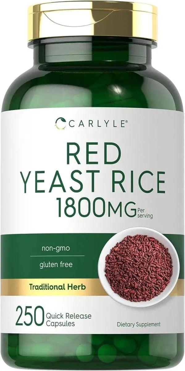 CARLYLE - Carlyle Red Yeast Rice 1800Mg. 250 Capsulas - The Red Vitamin MX - Suplementos Alimenticios - {{ shop.shopifyCountryName }}