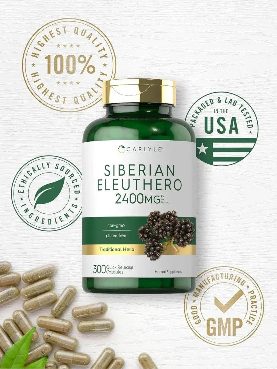 CARLYLE - Carlyle Siberian Eleuthero 2400Mg. 300 Capsulas - The Red Vitamin MX - Suplementos Alimenticios - {{ shop.shopifyCountryName }}