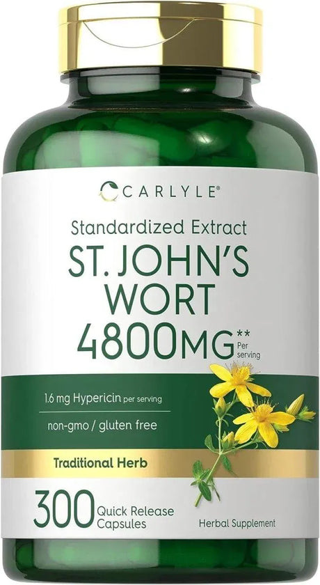 CARLYLE - Carlyle St John's Wort 4800Mg. 300 Capsulas - The Red Vitamin MX - Suplementos Alimenticios - {{ shop.shopifyCountryName }}