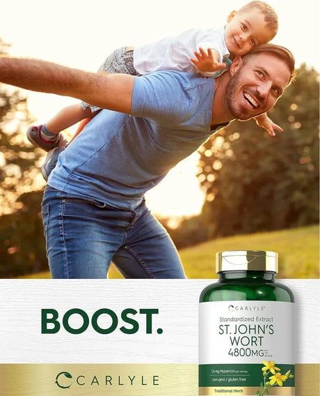 CARLYLE - Carlyle St John's Wort 4800Mg. 300 Capsulas - The Red Vitamin MX - Suplementos Alimenticios - {{ shop.shopifyCountryName }}