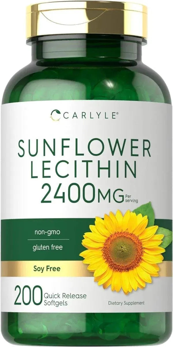 CARLYLE - Carlyle Sunflower Lecithin 2400Mg. 200 Capsulas Blandas - The Red Vitamin MX - Suplementos Alimenticios - {{ shop.shopifyCountryName }}