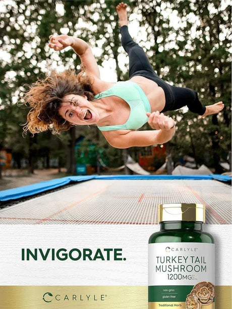 CARLYLE - Carlyle Turkey Tail Mushroom 1200Mg. 200 Capsulas - The Red Vitamin MX - Suplementos Alimenticios - {{ shop.shopifyCountryName }}