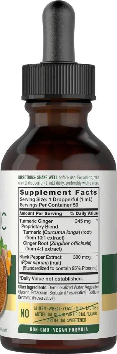 CARLYLE - Carlyle Turmeric and Ginger Drops 59Ml. - The Red Vitamin MX - Suplementos Alimenticios - {{ shop.shopifyCountryName }}