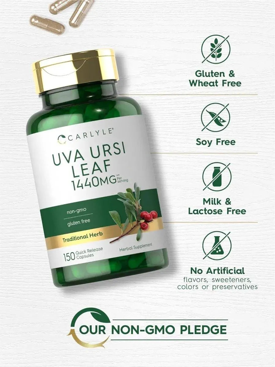 CARLYLE - Carlyle Uva Ursi 1400Mg. 150 Capsulas - The Red Vitamin MX - Suplementos Alimenticios - {{ shop.shopifyCountryName }}