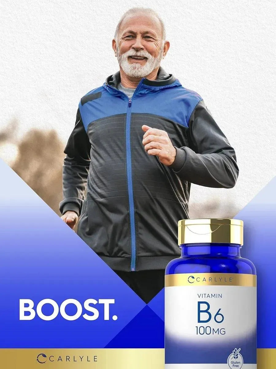 CARLYLE - Carlyle Vitamin B6 100Mg. 250 Tabletas - The Red Vitamin MX - Suplementos Alimenticios - {{ shop.shopifyCountryName }}