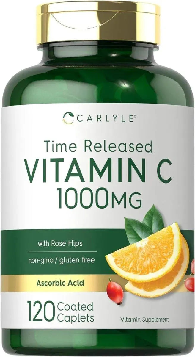CARLYLE - Carlyle Vitamin C 1000Mg. Timed Release 120 Tabletas - The Red Vitamin MX - Suplementos Alimenticios - {{ shop.shopifyCountryName }}