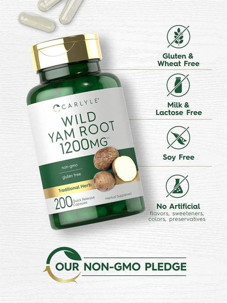 CARLYLE - Carlyle Wild Yam Root 200 Capsulas - The Red Vitamin MX - Suplementos Alimenticios - {{ shop.shopifyCountryName }}