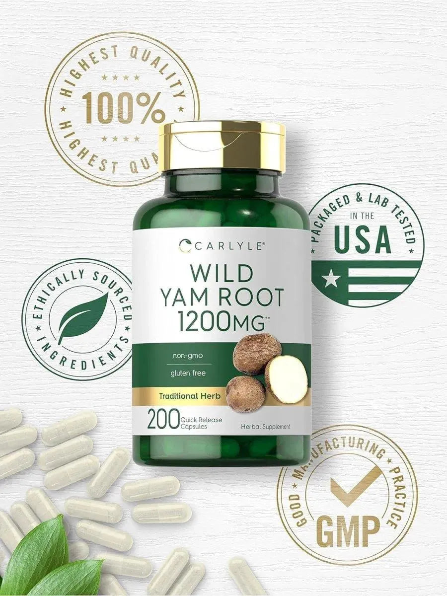 CARLYLE - Carlyle Wild Yam Root 200 Capsulas - The Red Vitamin MX - Suplementos Alimenticios - {{ shop.shopifyCountryName }}