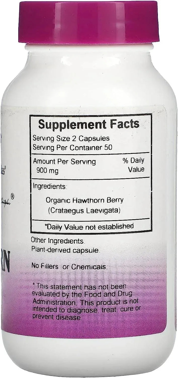 CHRISTOPHER´S - Dr. Christopher's Formula Hawthorn Berry 100 Capsulas - The Red Vitamin MX - Suplementos Alimenticios - {{ shop.shopifyCountryName }}