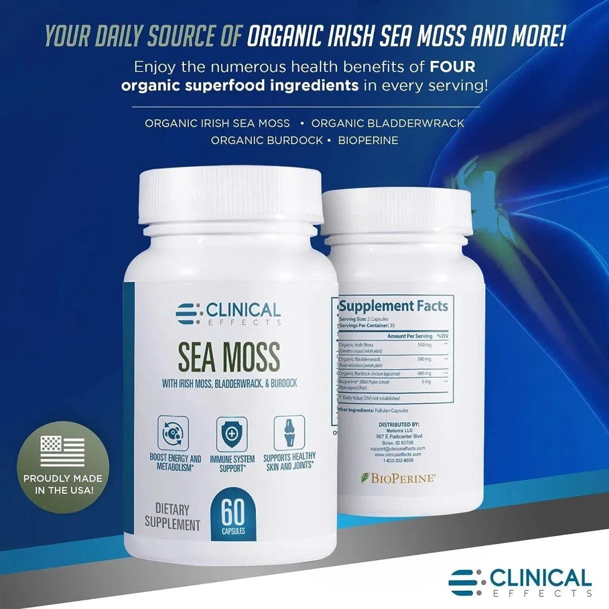 CLINICAL EFFECTS - Clinical Effects Sea Moss 60 Capsulas - The Red Vitamin MX - Suplementos Alimenticios - {{ shop.shopifyCountryName }}