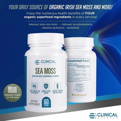 CLINICAL EFFECTS - Clinical Effects Sea Moss 60 Capsulas - The Red Vitamin MX - Suplementos Alimenticios - {{ shop.shopifyCountryName }}