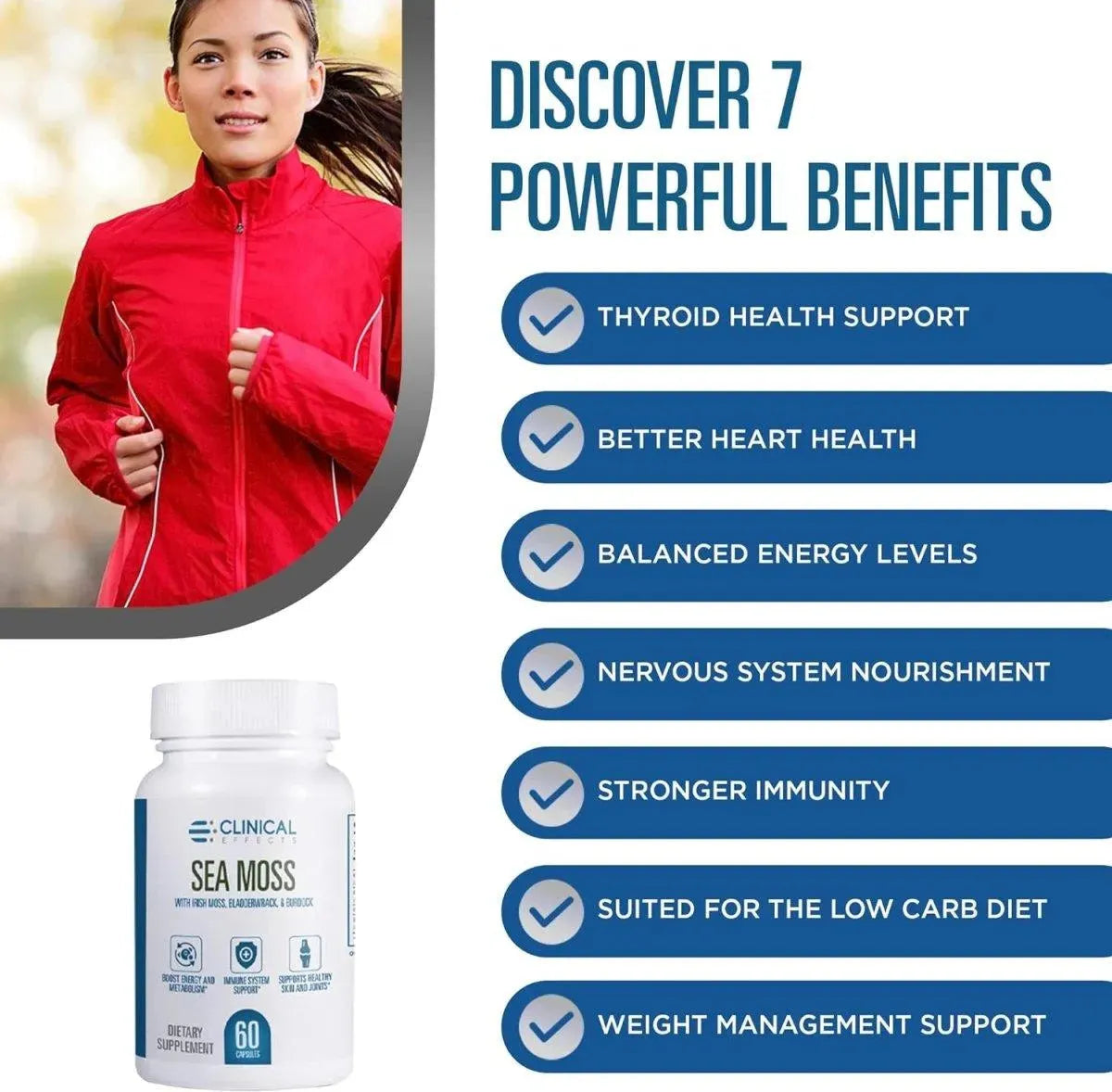 CLINICAL EFFECTS - Clinical Effects Sea Moss 60 Capsulas - The Red Vitamin MX - Suplementos Alimenticios - {{ shop.shopifyCountryName }}