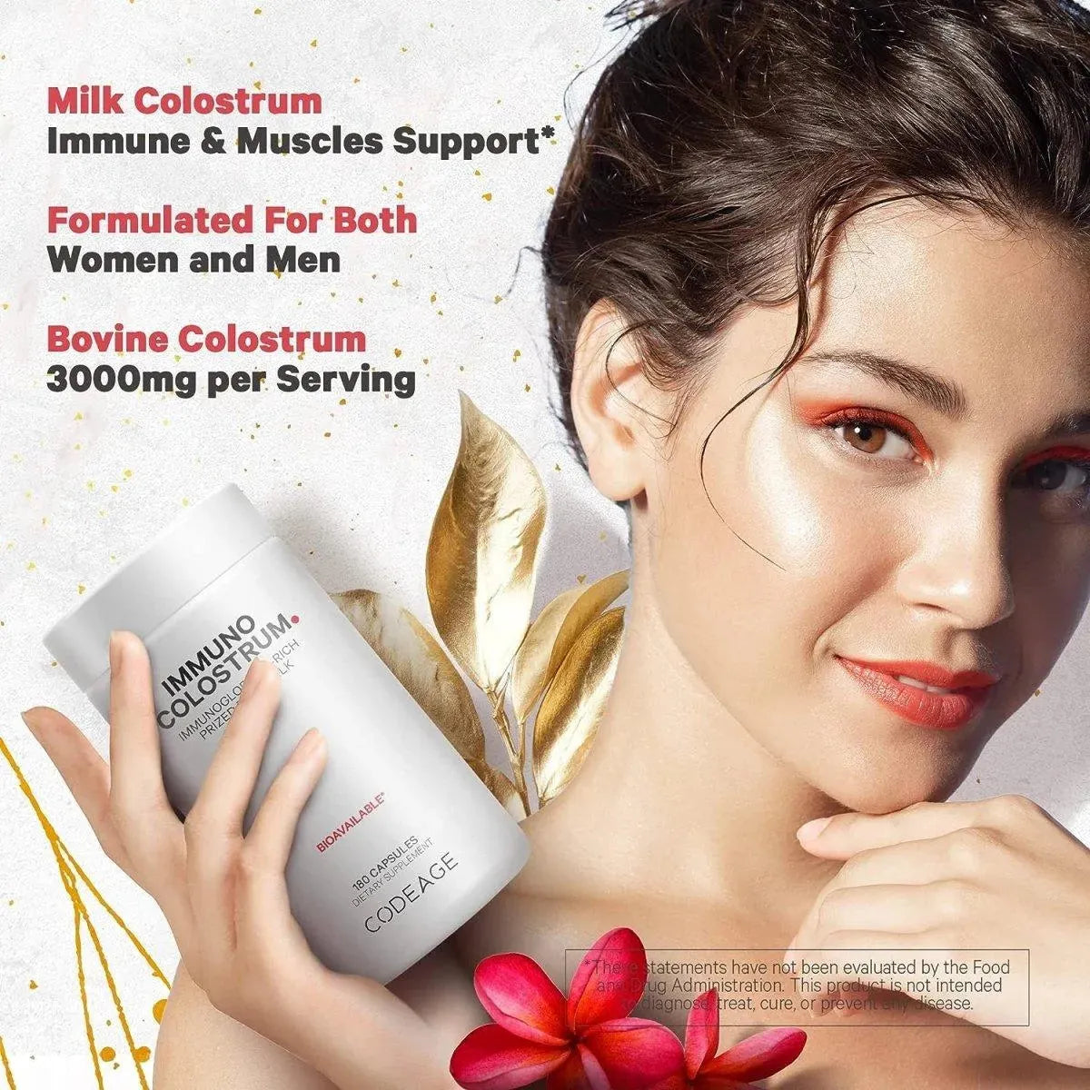 CODEAGE - Codeage Colostrum Supplement 180 Capsulas - The Red Vitamin MX - Suplementos Alimenticios - {{ shop.shopifyCountryName }}