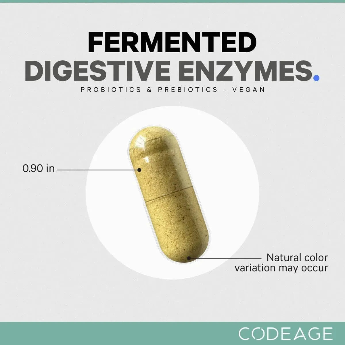 CODEAGE - Codeage Digestive Enzymes 180 Capsulas - The Red Vitamin MX - Suplementos Alimenticios - {{ shop.shopifyCountryName }}
