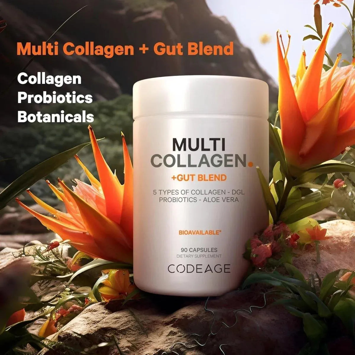 CODEAGE - Codeage Multi Collagen + Gut Blend 90 Capsulas - The Red Vitamin MX - Suplementos Alimenticios - {{ shop.shopifyCountryName }}