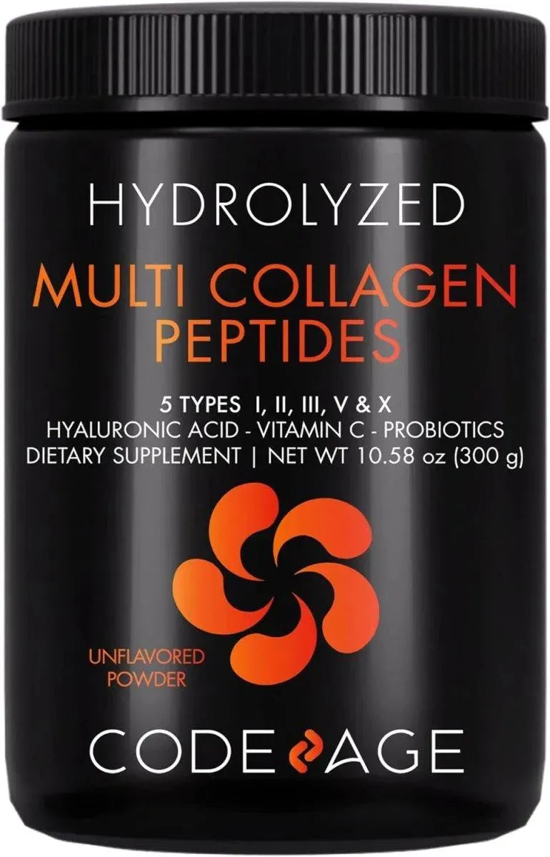 CODEAGE - Codeage Multi Collagen Peptides + Probiotics Black Edition 300Gr. - The Red Vitamin MX - Suplementos Alimenticios - {{ shop.shopifyCountryName }}