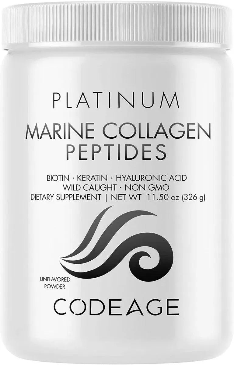 CODEAGE - Codeage Platinum Marine Collagen Protein Powder Supplement 326Gr. - The Red Vitamin MX - Suplementos Alimenticios - {{ shop.shopifyCountryName }}
