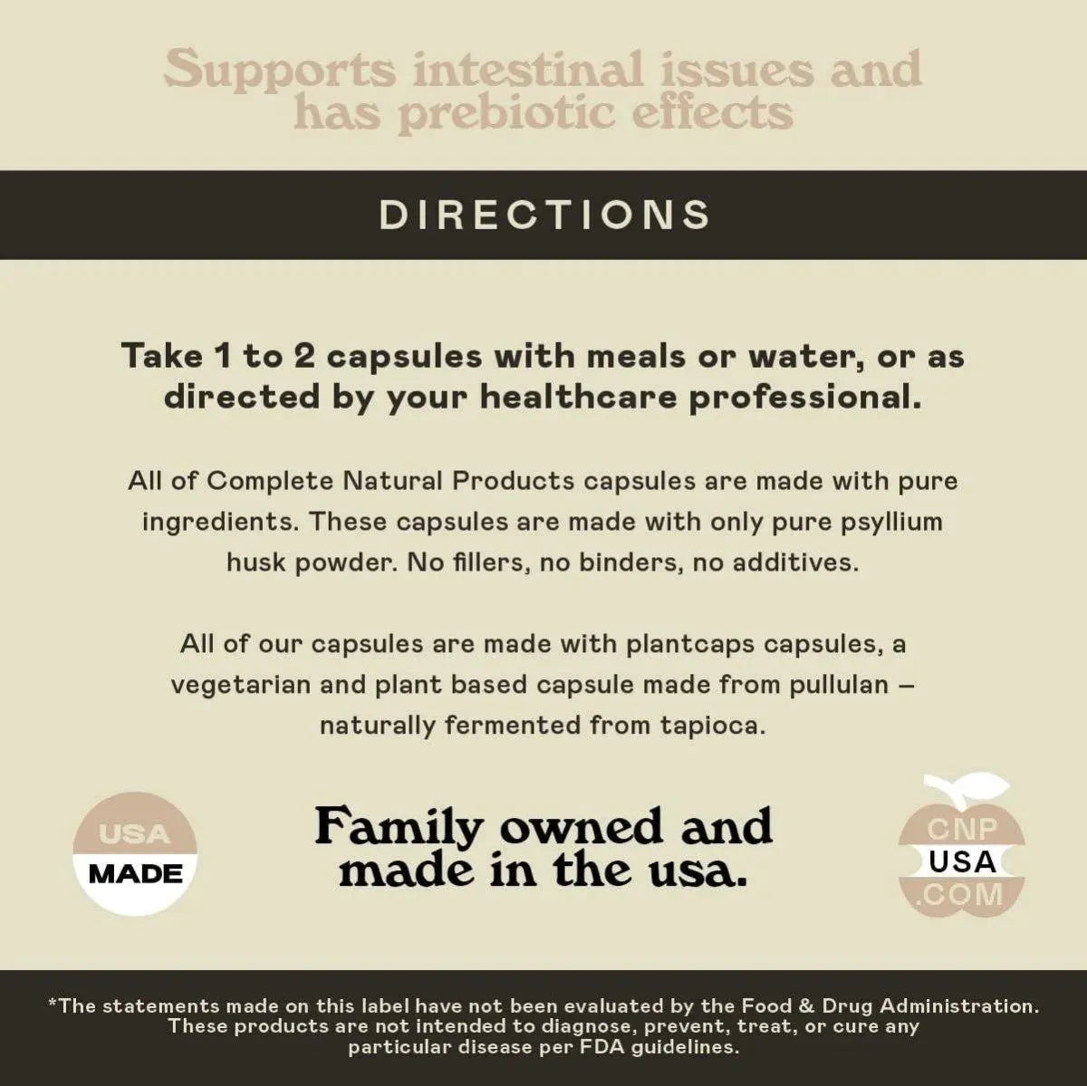 COMPLETE NATURAL PRODUCTS - Complete Natural Products Psyllium Husk Powder 660Mg. 100 Capsulas - The Red Vitamin MX - Suplementos Alimenticios - {{ shop.shopifyCountryName }}