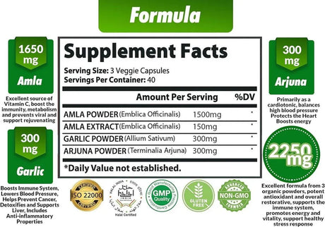 CONA NATURE - Cona Nature Organic Amla 2250Mg. 120 Capsulas - The Red Vitamin MX - Suplementos Alimenticios - {{ shop.shopifyCountryName }}