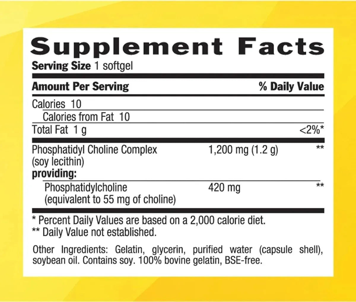 COUNTRY LIFE - Country Life Phosphatidyl Choline Complex 1200Mg. 200 Capsulas Blandas - The Red Vitamin MX - Suplementos Alimenticios - {{ shop.shopifyCountryName }}