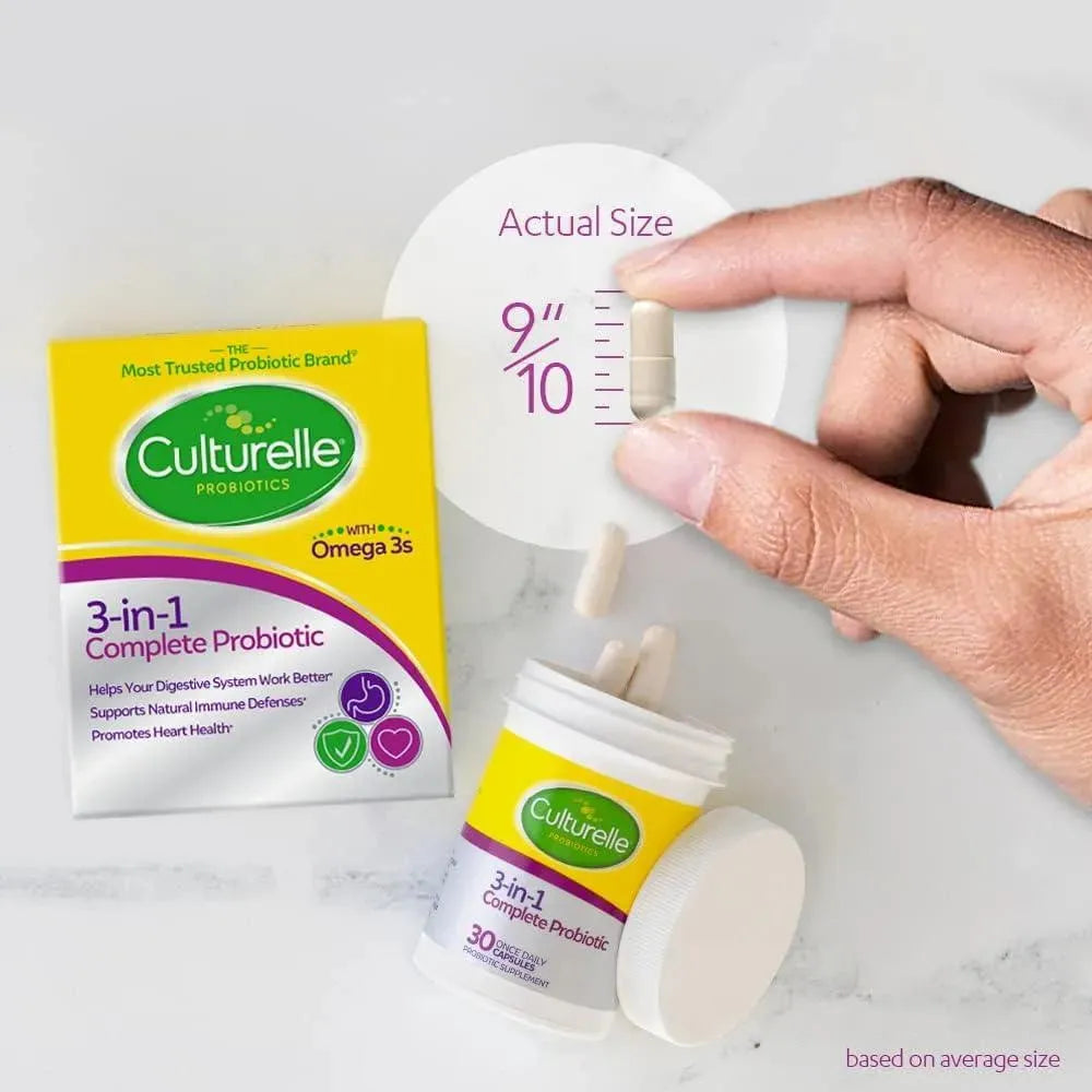 CULTURELLE - Culturelle 3-in-1 Complete Probiotic Daily Formula 30 Capsulas - The Red Vitamin MX - Suplementos Alimenticios - {{ shop.shopifyCountryName }}