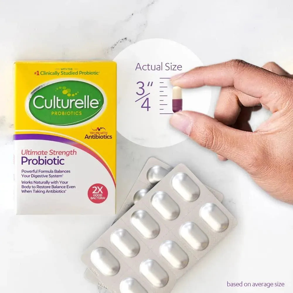 CULTURELLE - Culturelle Ultimate Strength Probiotic 30 Capsulas - The Red Vitamin MX - Suplementos Alimenticios - {{ shop.shopifyCountryName }}