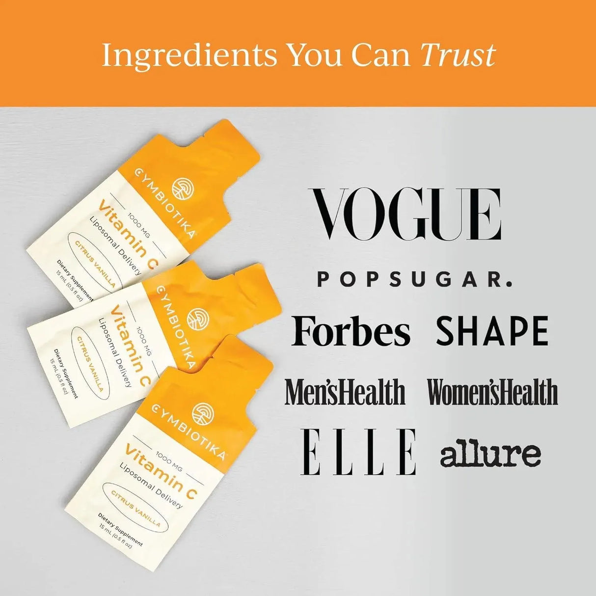 CYMBIOTIKA - CYMBIOTIKA Vitamin C Individual Packets 30 Paquetes - The Red Vitamin MX - Suplementos Alimenticios - {{ shop.shopifyCountryName }}