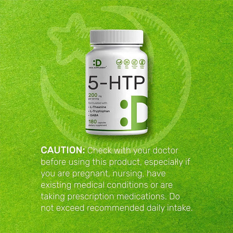 DEAL SUPPLEMENT - Deal Supplement 5-HTP 200Mg. 180 Capsulas - The Red Vitamin MX - Suplementos Alimenticios - {{ shop.shopifyCountryName }}