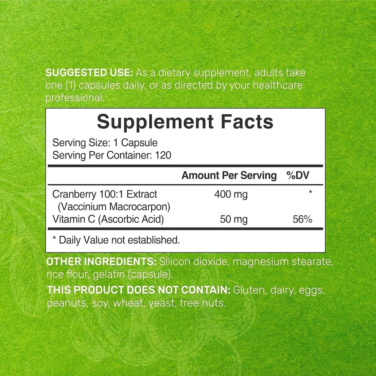 DEAL SUPPLEMENT - Deal Supplement Cranberry 40,000Mg. with Vitamin C 120 Capsulas - The Red Vitamin MX - Suplementos Alimenticios - {{ shop.shopifyCountryName }}