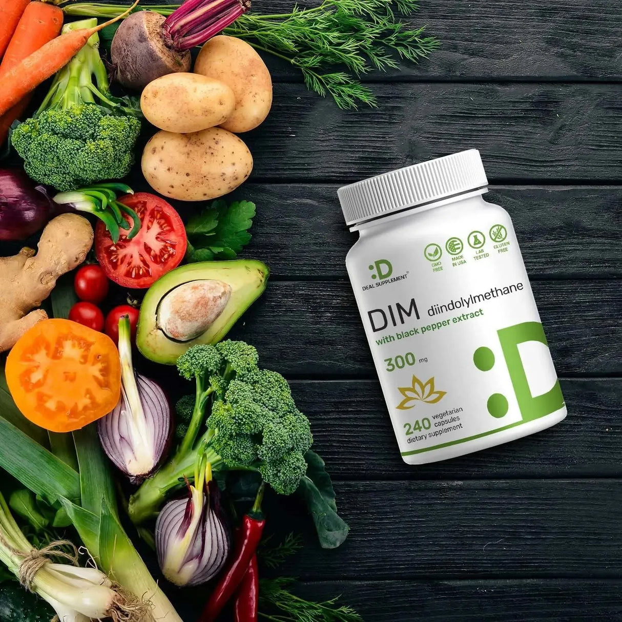 DEAL SUPPLEMENT - Deal Supplement DIM 300Mg. 240 Capsulas - The Red Vitamin MX - Suplementos Alimenticios - {{ shop.shopifyCountryName }}
