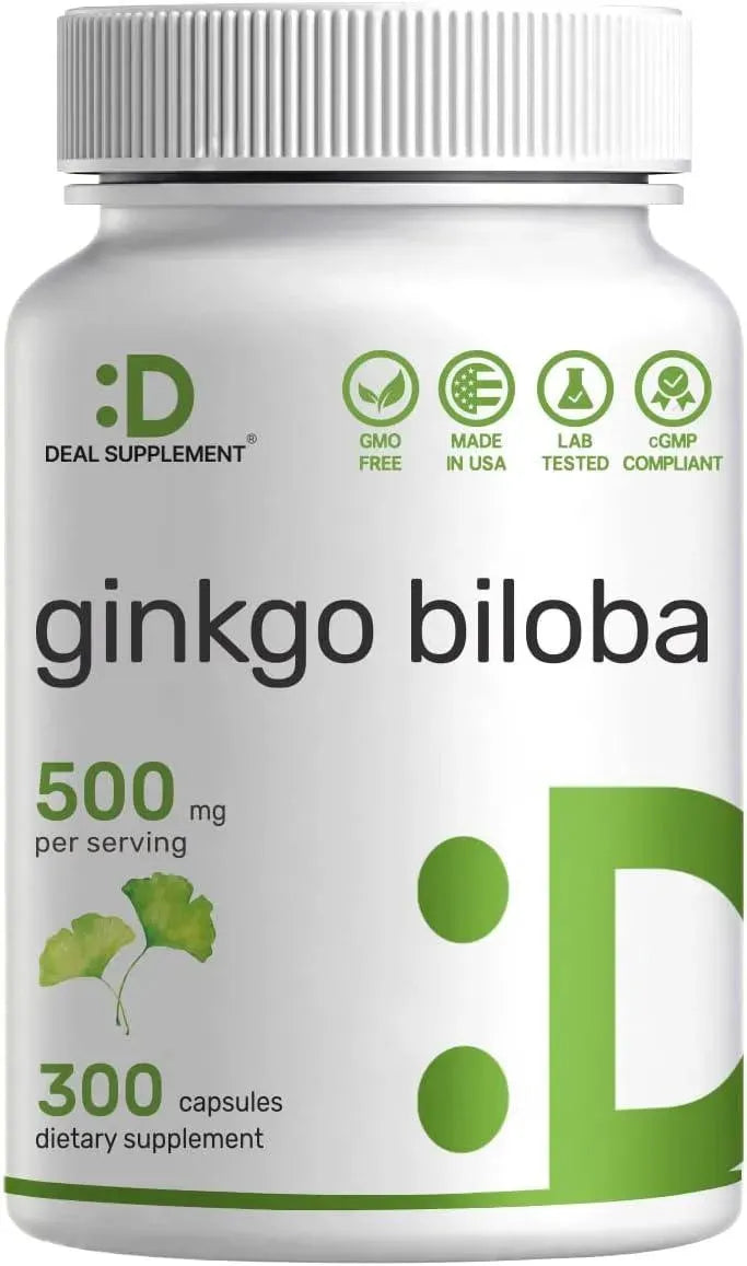 DEAL SUPPLEMENT - Deal Supplement Ginkgo Biloba 500Mg. 300 Capsulas - The Red Vitamin MX - Suplementos Alimenticios - {{ shop.shopifyCountryName }}