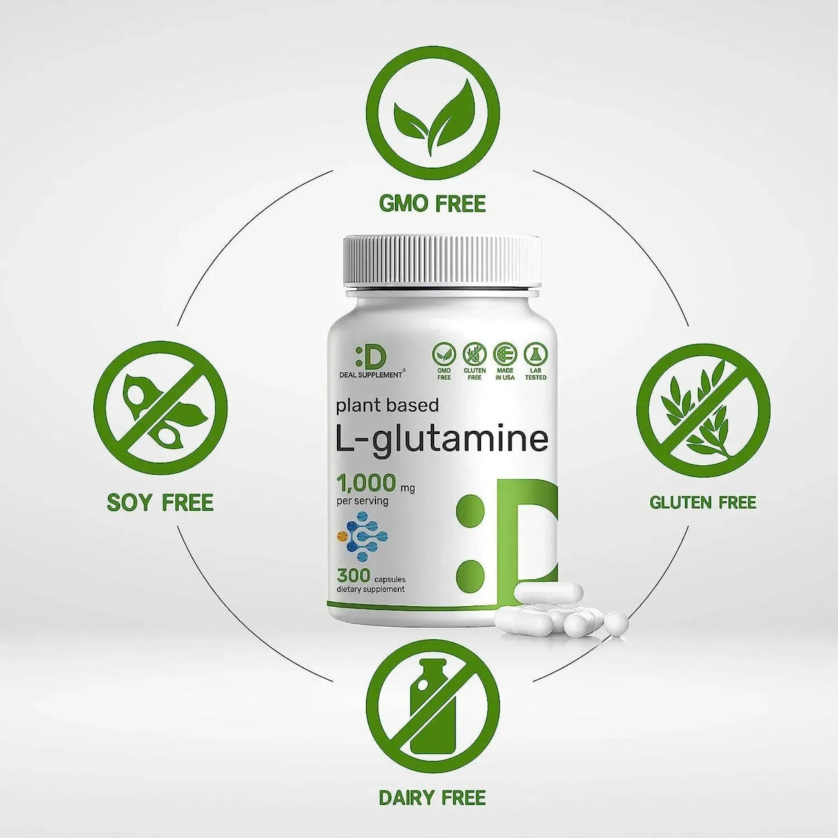 DEAL SUPPLEMENT - DEAL SUPPLEMENT L-Glutamine 1000Mg. 300 Capsulas - The Red Vitamin MX - Suplementos Alimenticios - {{ shop.shopifyCountryName }}