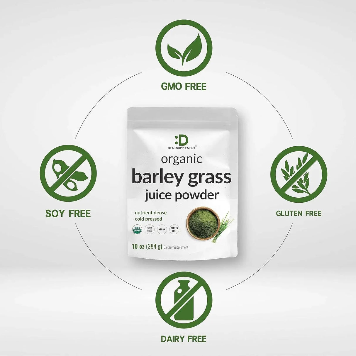DEAL SUPPLEMENT - Deal Supplement Organic Barley Grass Juice Powder 284Gr. - The Red Vitamin MX - Suplementos Alimenticios - {{ shop.shopifyCountryName }}