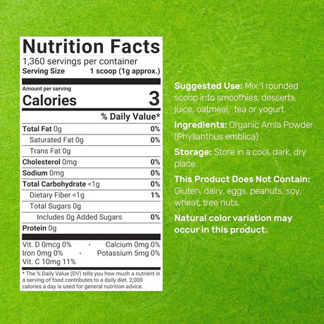 DEAL SUPPLEMENT - Deal Supplement Organic Indian Amla Powder 1,360Gr. - The Red Vitamin MX - Suplementos Alimenticios - {{ shop.shopifyCountryName }}