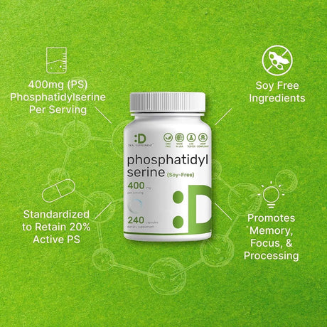 DEAL SUPPLEMENT - Deal Supplement Phosphatidylserine 400Mg. 240 Capsulas - The Red Vitamin MX - Suplementos Alimenticios - {{ shop.shopifyCountryName }}