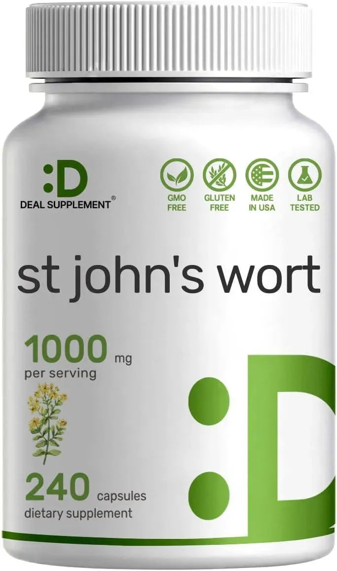 DEAL SUPPLEMENT - Deal Supplement St. John's Wort Extract 1000Mg. 240 Capsulas - The Red Vitamin MX - Suplementos Alimenticios - {{ shop.shopifyCountryName }}