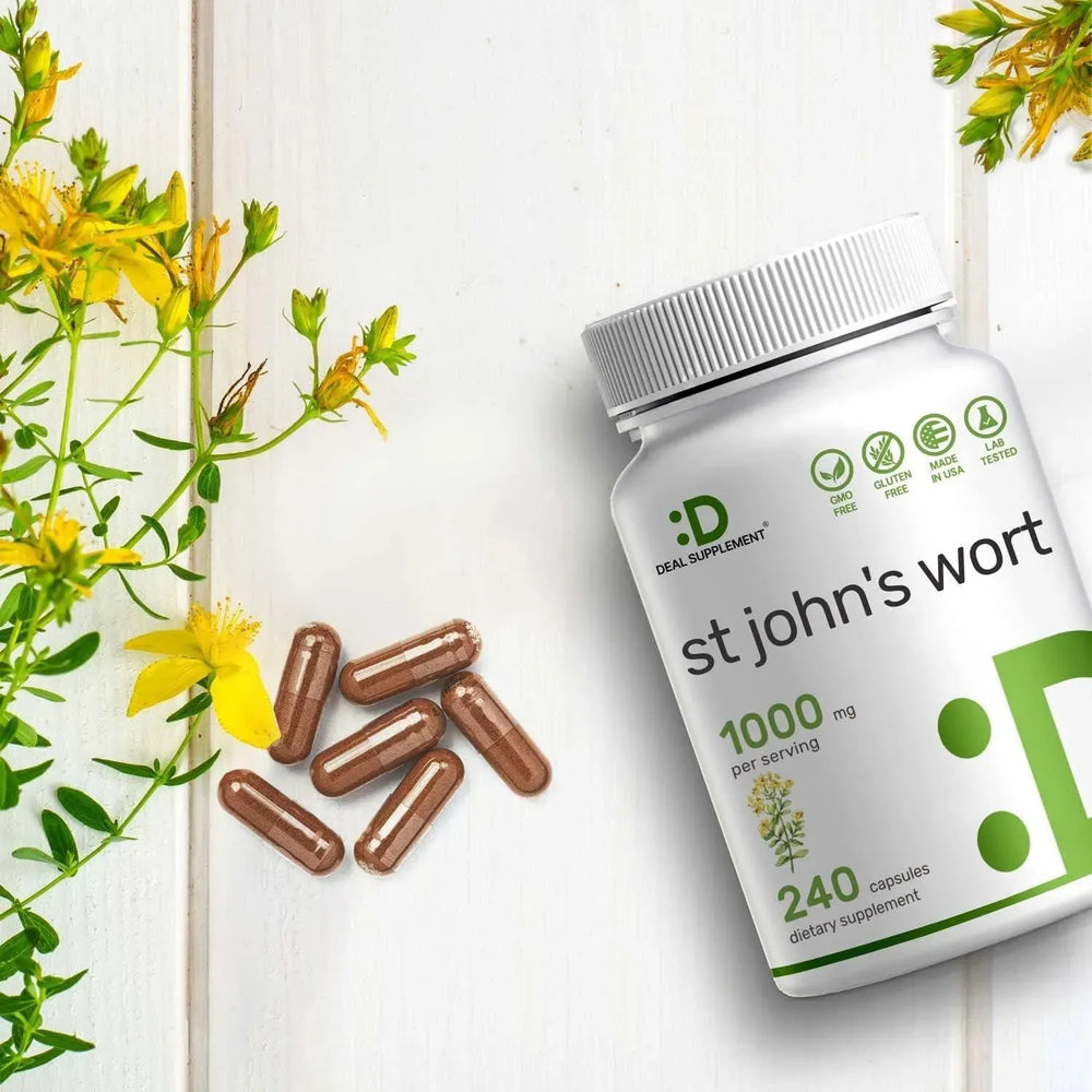 DEAL SUPPLEMENT - Deal Supplement St. John's Wort Extract 1000Mg. 240 Capsulas - The Red Vitamin MX - Suplementos Alimenticios - {{ shop.shopifyCountryName }}